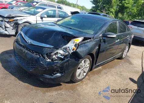 2013 Hyundai Sonata Hybrid Limited from USA, damaged, VIN KMHEC4A42DA072884